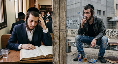 בחור מתמודד