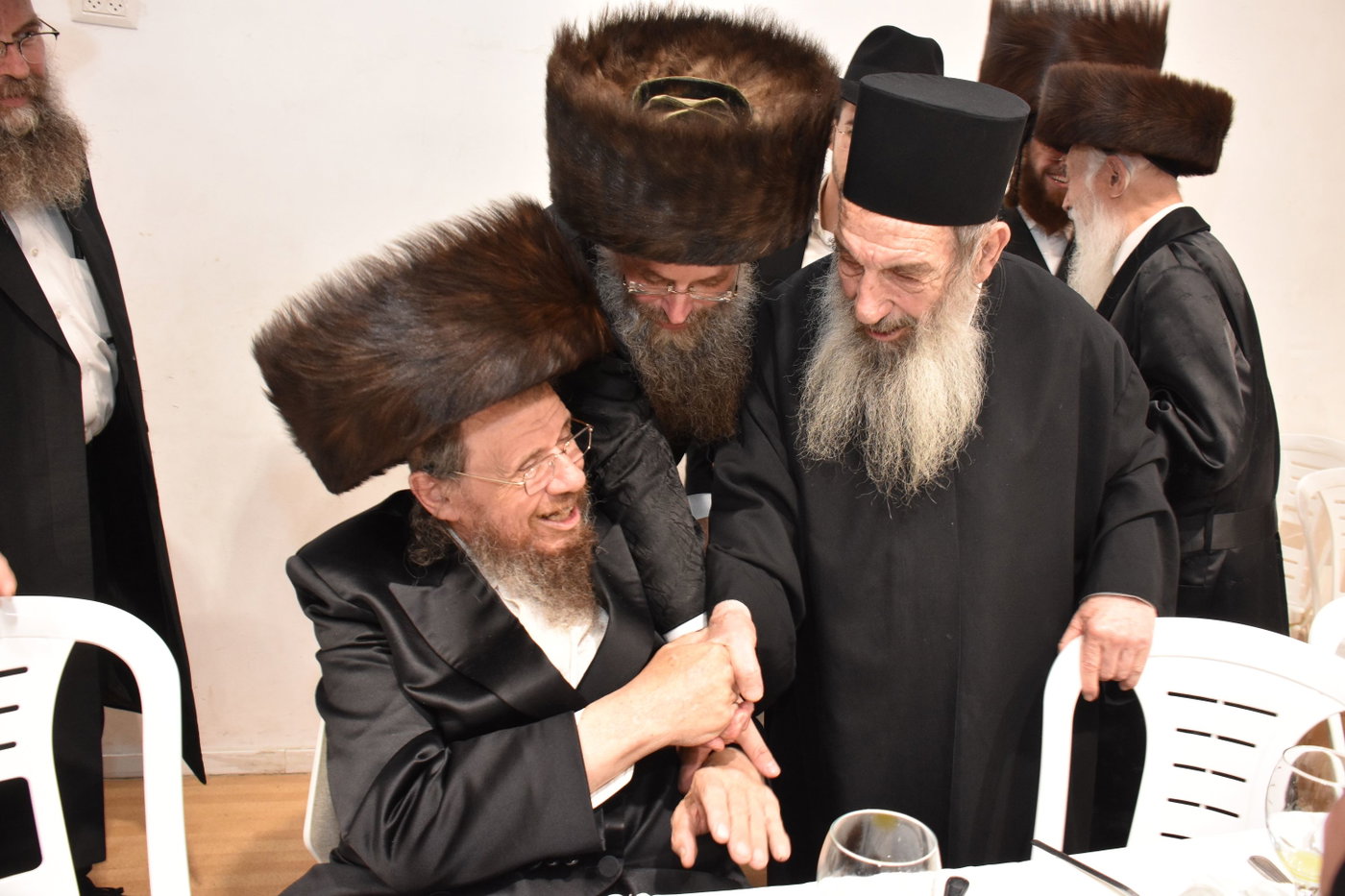 שמחת שבע ברכות לנכד רבי משה נחשוני