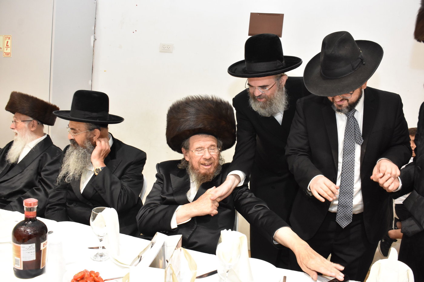 שמחת שבע ברכות לנכד רבי משה נחשוני