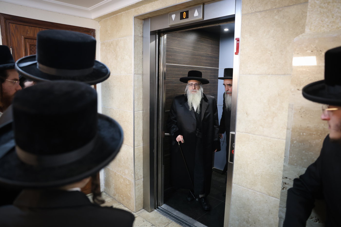 האדמו"ר מצאנז קלויזנבורג בצפת