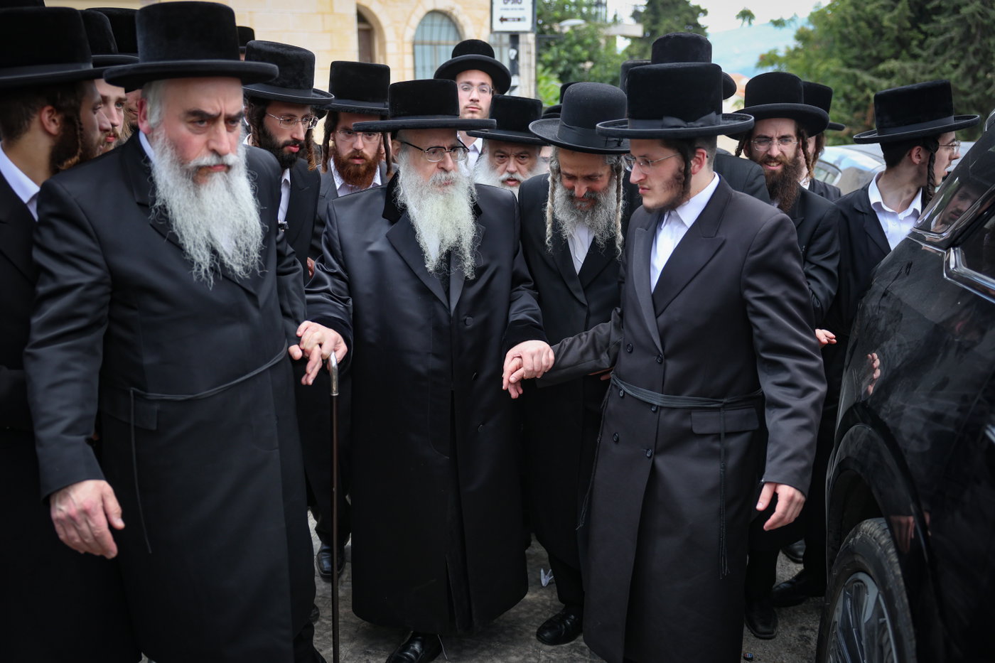 האדמו"ר מצאנז קלויזנבורג בצפת