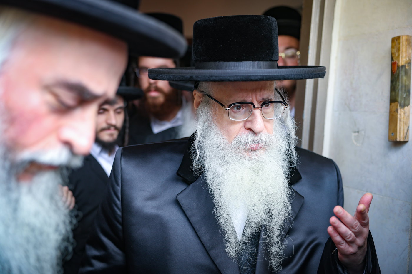 האדמו"ר מצאנז קלויזנבורג בצפת