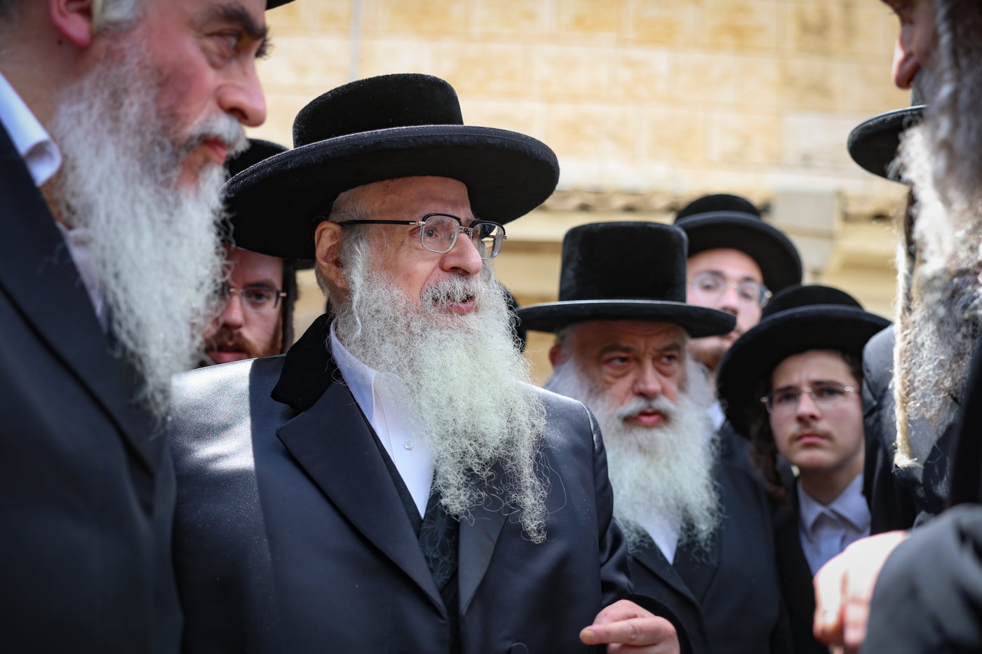 האדמו"ר מצאנז קלויזנבורג בצפת