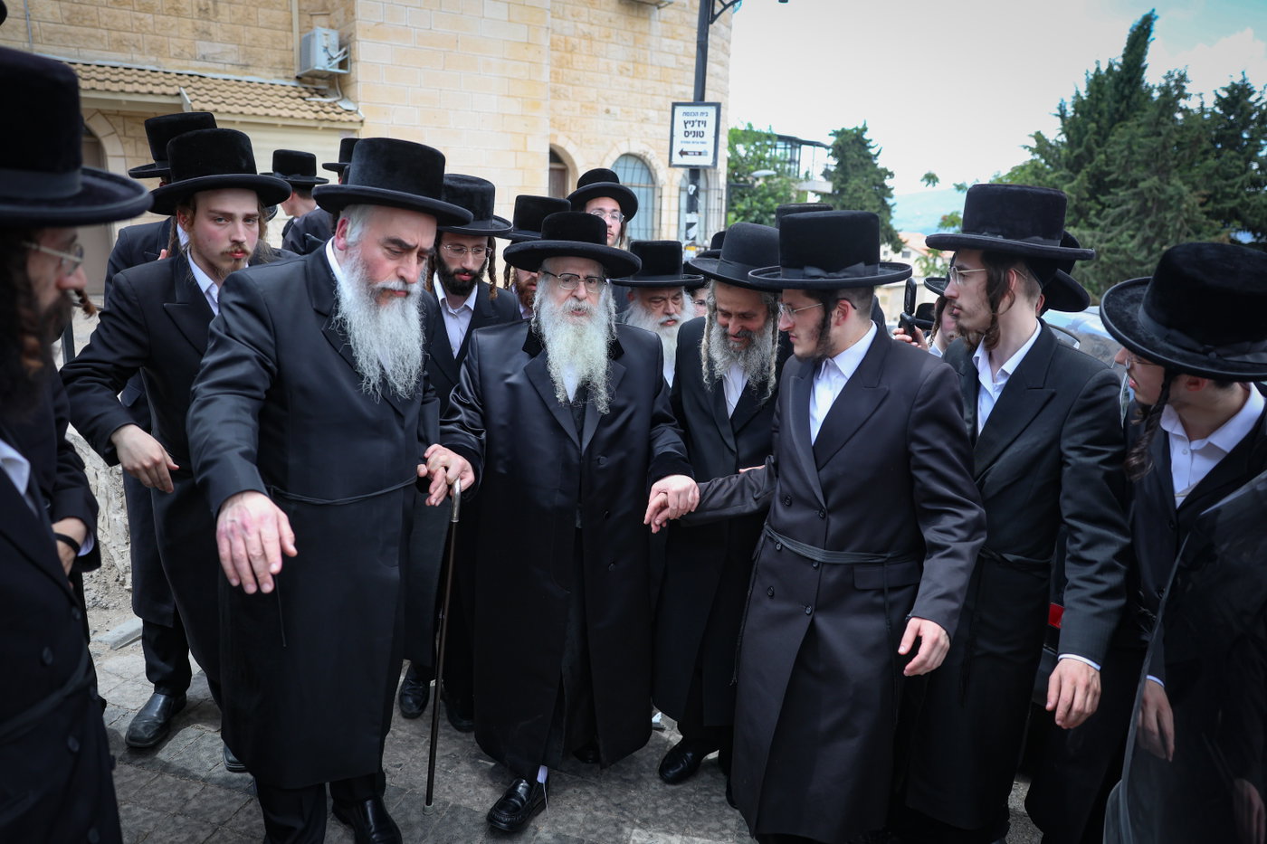 האדמו"ר מצאנז קלויזנבורג בצפת
