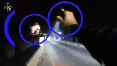 זה מה שעשה הנהג כשקלט שמסמנים לו לעצור: "ברור שאתה לחוץ" | צפו