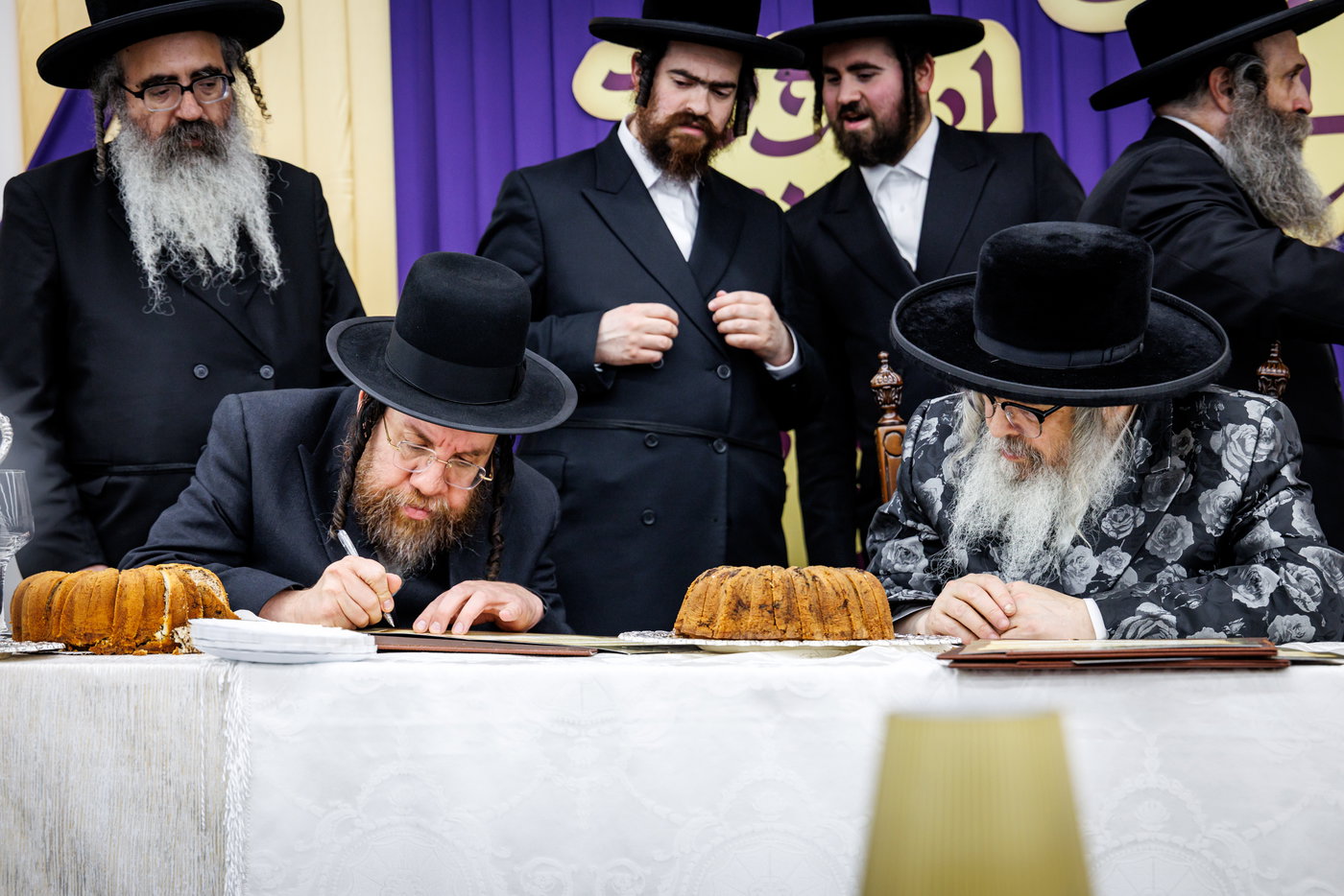 האדמו"ר מסאטמר בביקור במחנות הקיץ