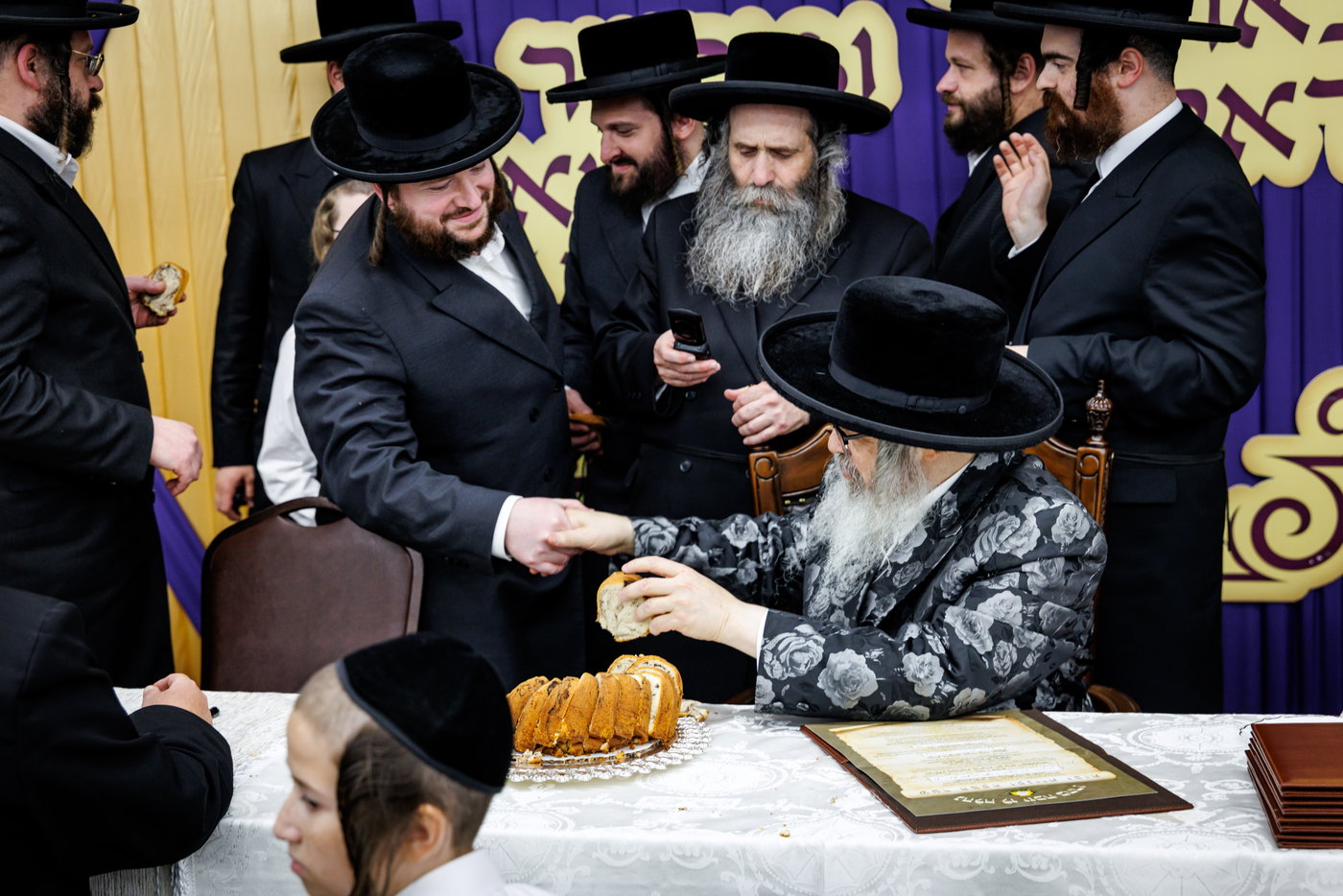 האדמו"ר מסאטמר בביקור במחנות הקיץ