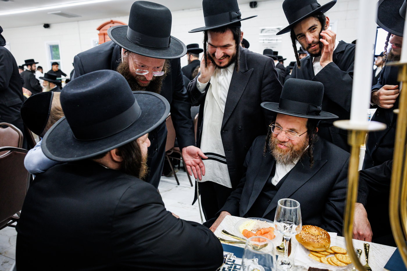 האדמו"ר מסאטמר בביקור במחנות הקיץ