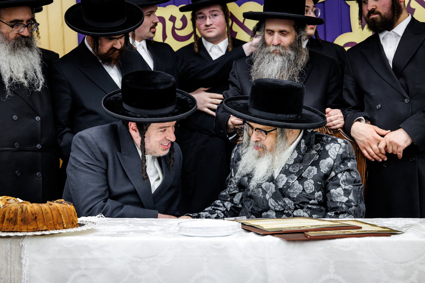 האדמו"ר מסאטמר בביקור במחנות הקיץ