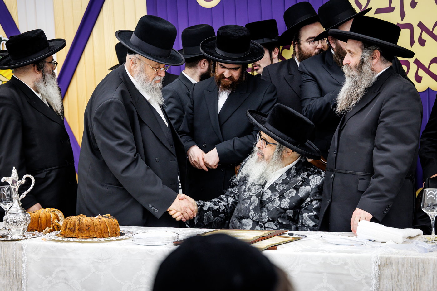 האדמו"ר מסאטמר בביקור במחנות הקיץ