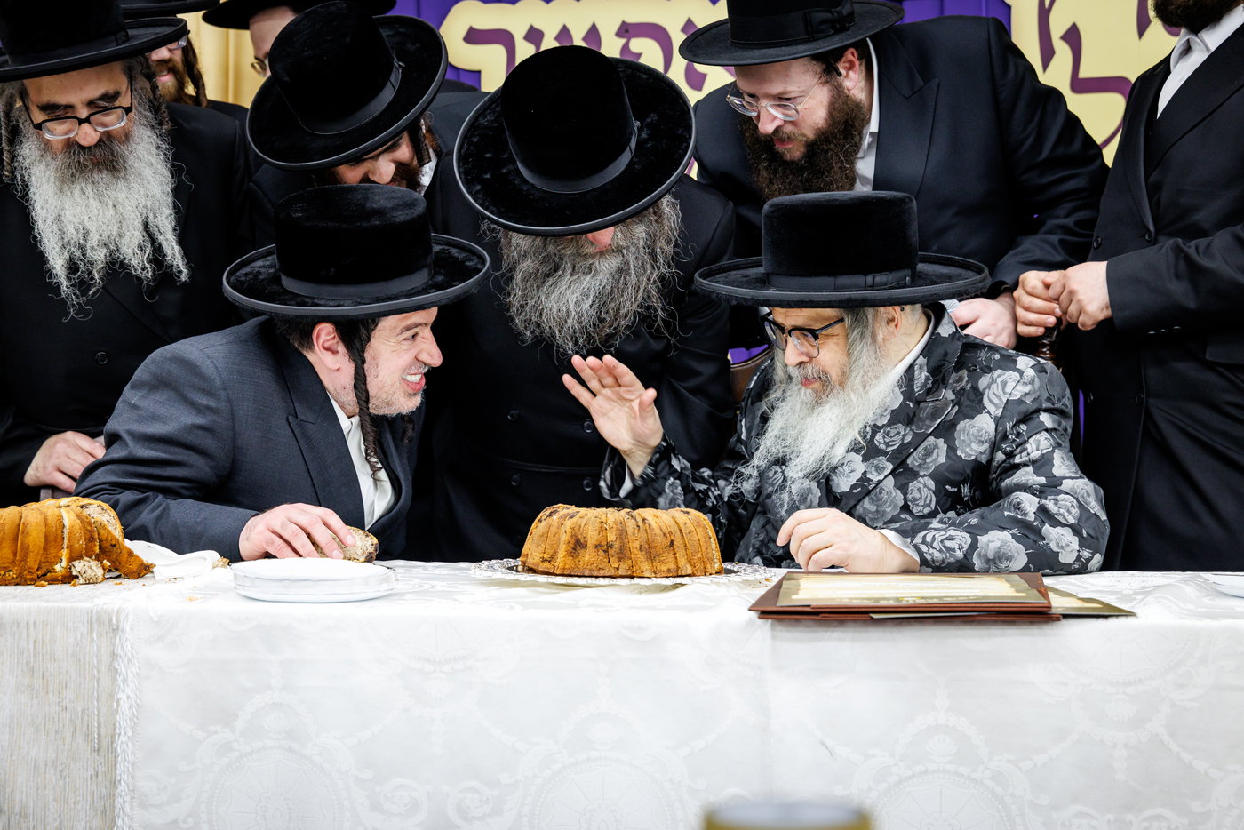 האדמו"ר מסאטמר בביקור במחנות הקיץ