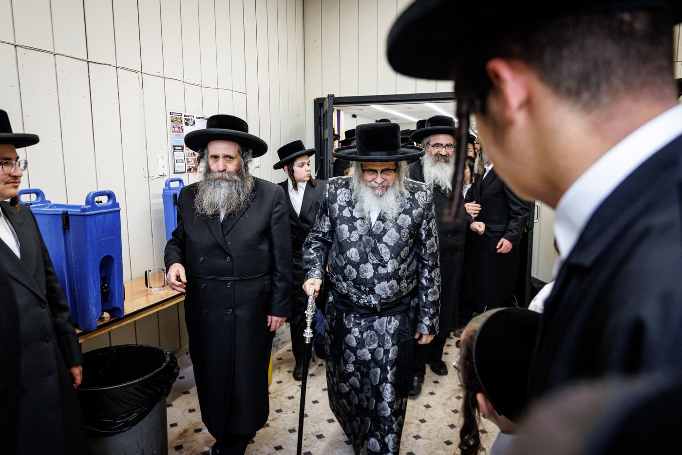 האדמו"ר מסאטמר בביקור במחנות הקיץ