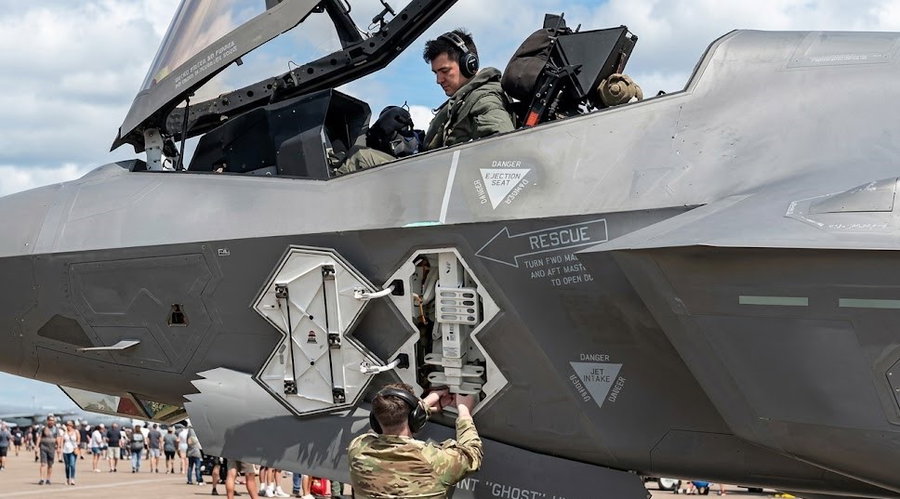 איפה הסולם? הפרט המוזר ב־F-35 שמסקרן את חובבי התעופה