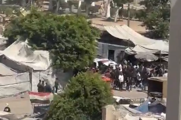 אחת מזירות התקיפה