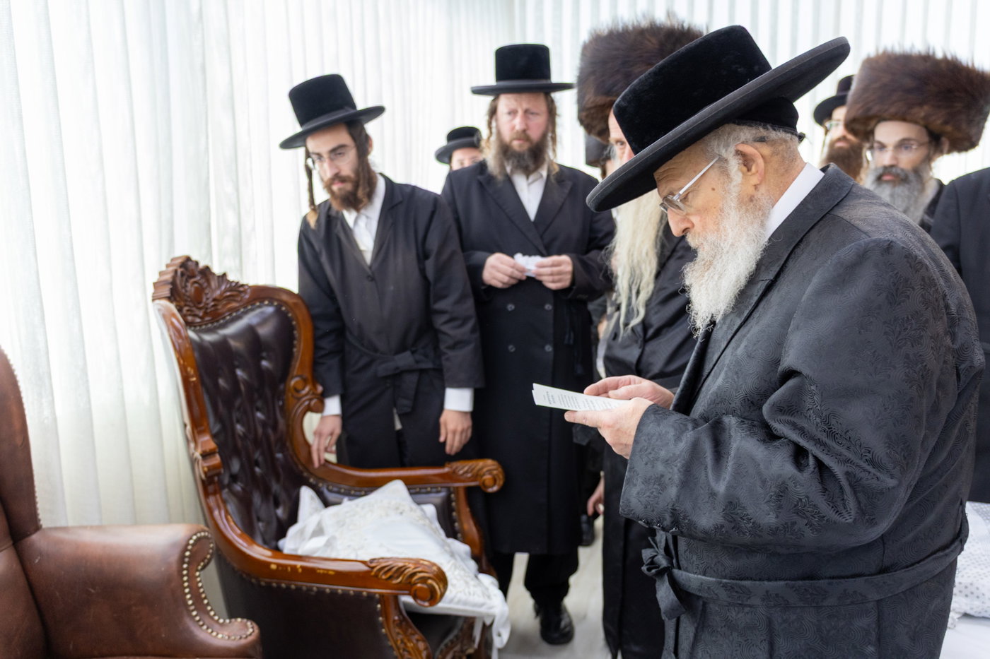 הגרי"מ שכטר בברית לנין האדמו"ר מפינסק קרלין זצ"ל