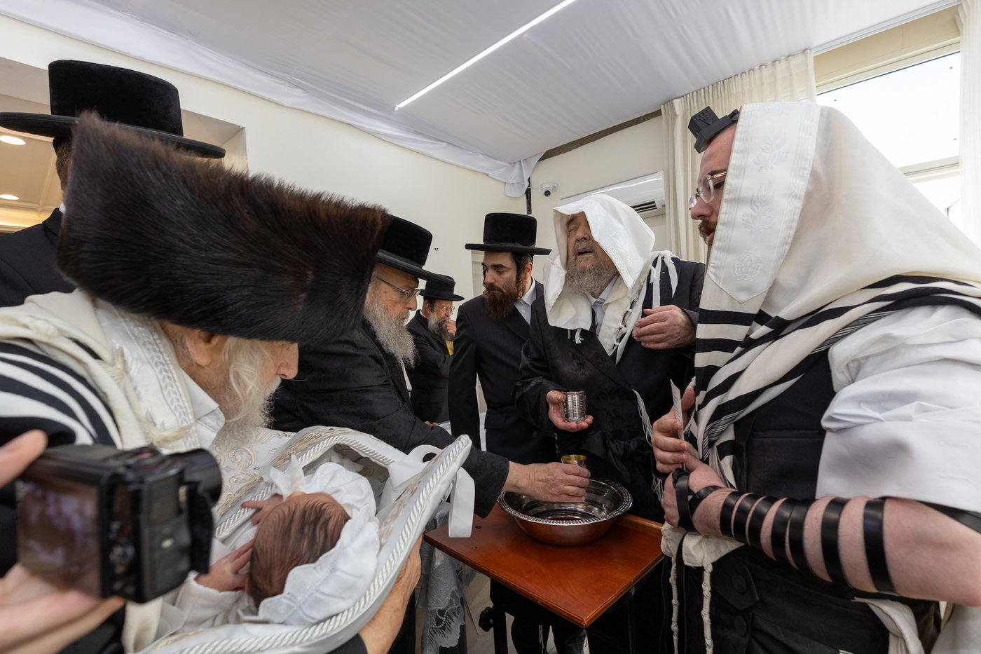 הגרי"מ שכטר בברית לנין האדמו"ר מפינסק קרלין זצ"ל