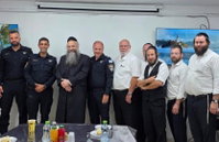 מחלקת החקירות של משטרת בני ברק במפגש מקצועי עם הנהלת זק”א