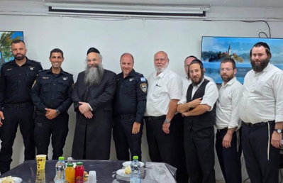 מחלקת החקירות של משטרת בני ברק במפגש מקצועי עם הנהלת זק”א