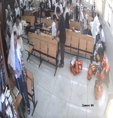סרטון מצלמת אבטחה 