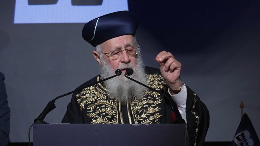 דבריו של הראש"ל על חוק הגיוס