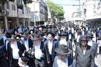 הלווית הרבנית שרה רחל ישראלזון ע"ה 