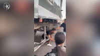 צפו בתיעוד: 16 שב"חים יוצאים מהמחבוא בתוך המשאית