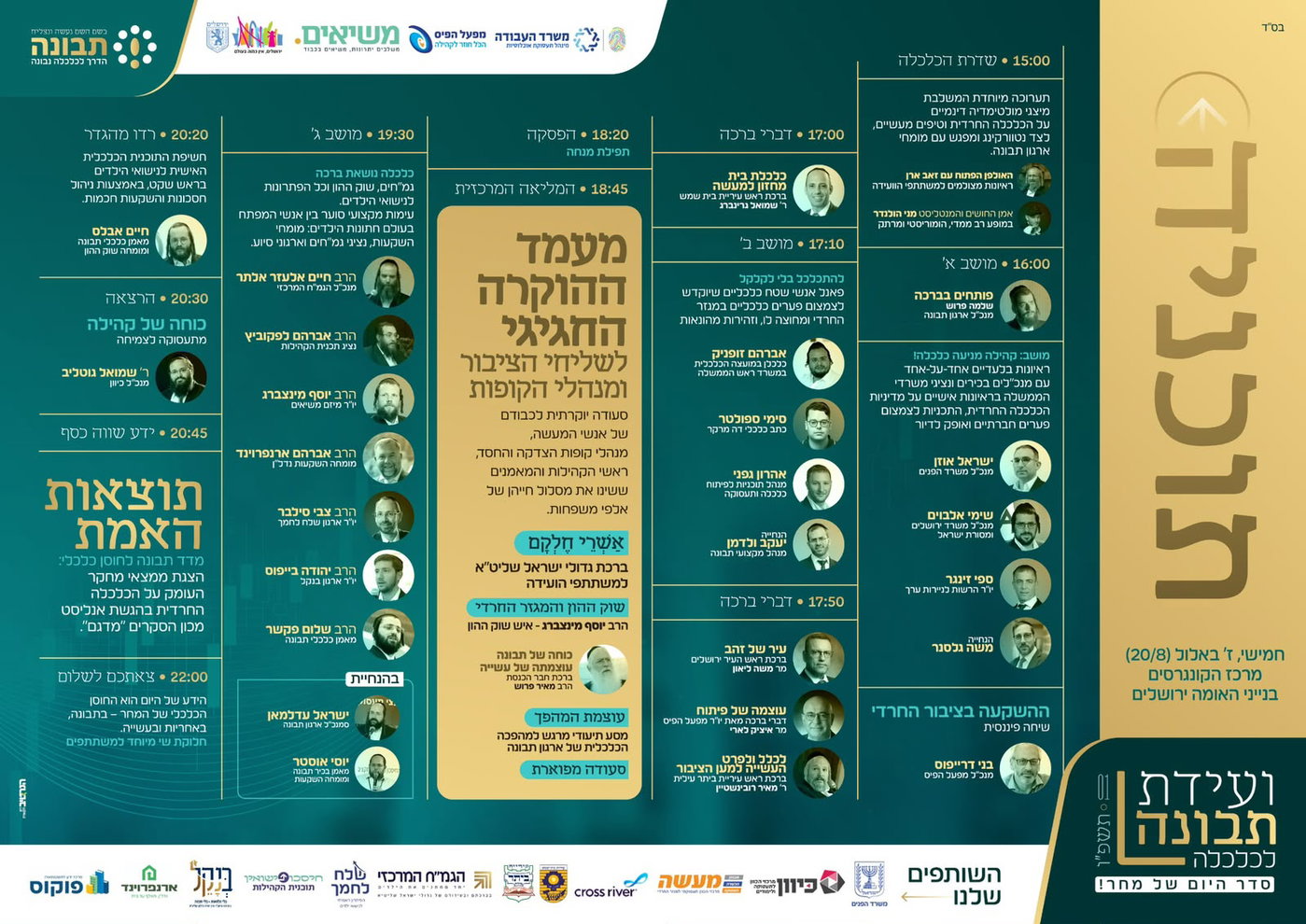 הלו"ז המלא של הוועידה