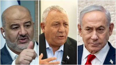 נתניהו ואיזנקוט בתגובה חריפה למנסור עבאס: בממשלה הבאה לא תקום מדינה פלסטינית