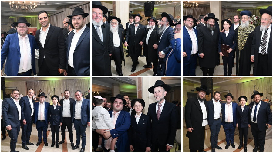 כל הברנז'ה התייצבה: יענקי קצבורג מ'הפרגוד' בירמץ את בנו הראשון | תיעוד נרחב
