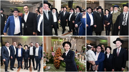 כל הברנז'ה התייצבה: יענקי קצבורג מ'הפרגוד' בירמץ את בנו הראשון | תיעוד נרחב