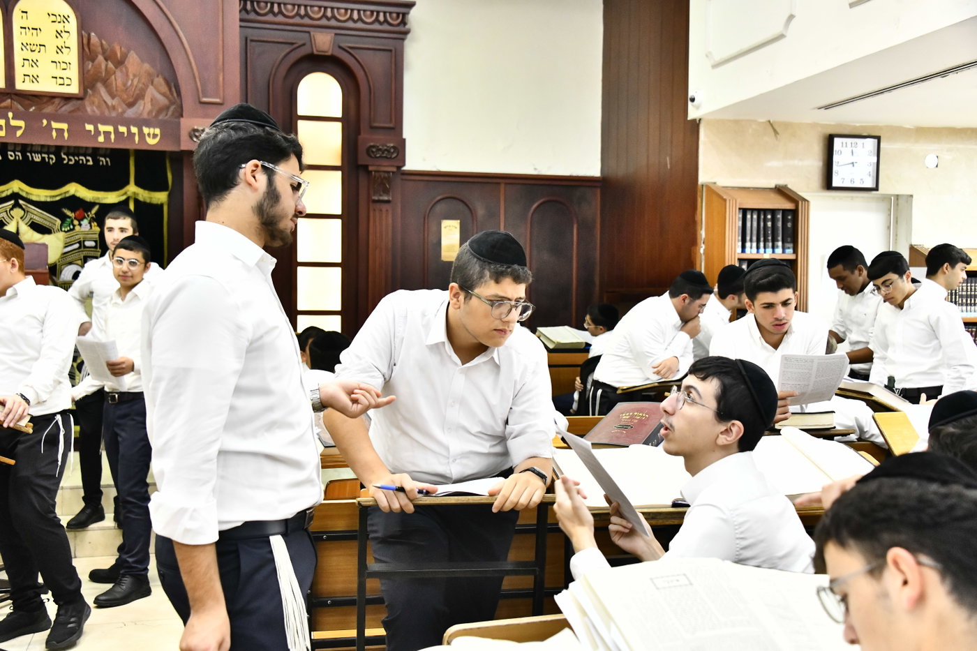 פתיחת הזמן בישיבת 'דעת חיים'
