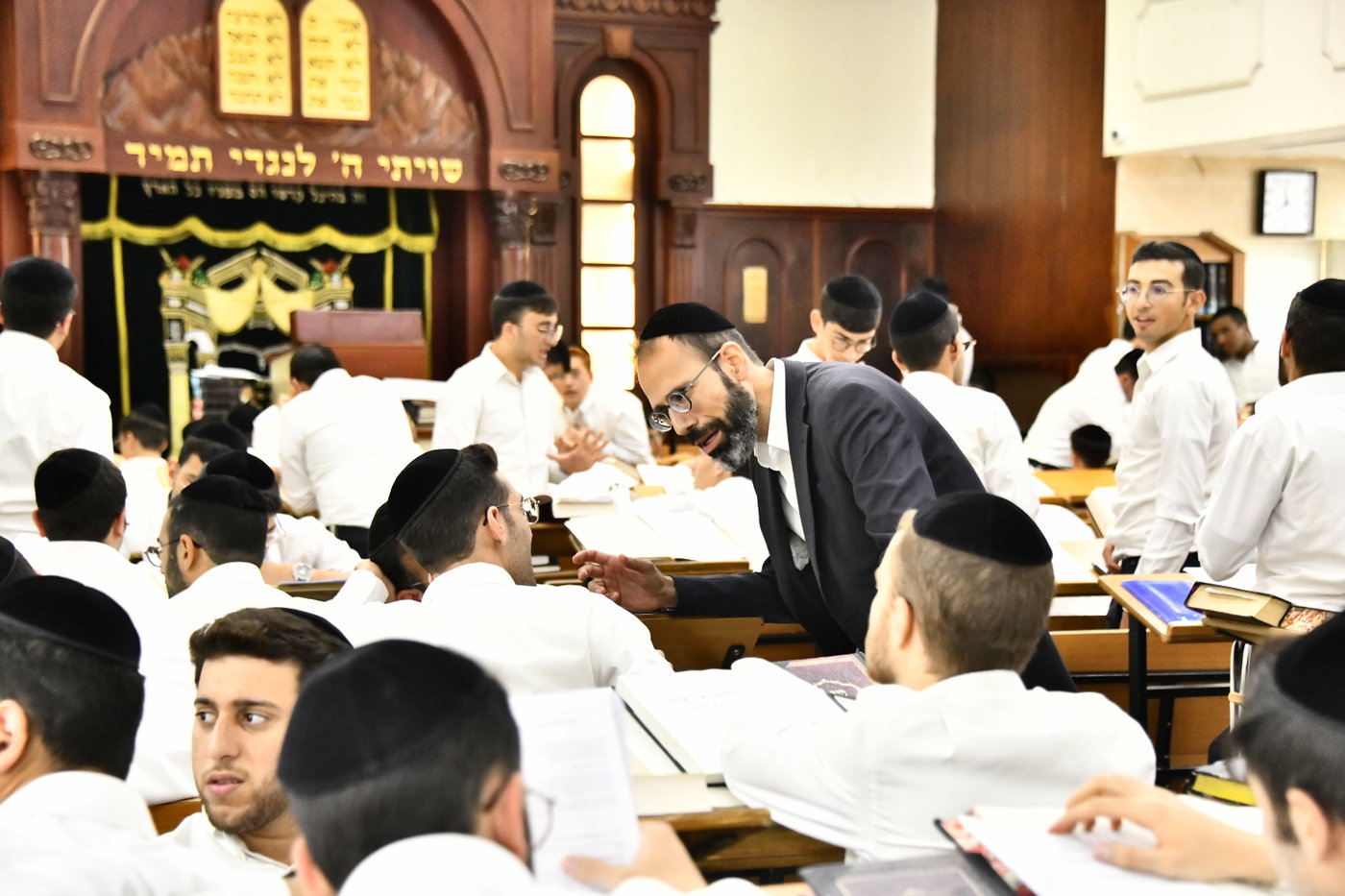פתיחת הזמן בישיבת 'דעת חיים'