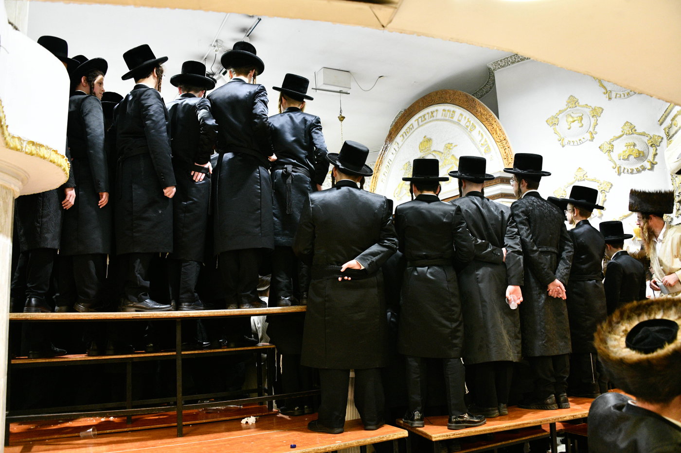 האדמו"ר מלעלוב שבת בבני ברק