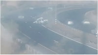 צפו: איבד שליטה על הרכב והרג בתאונה קטלנית שני שב"חים בירושלים