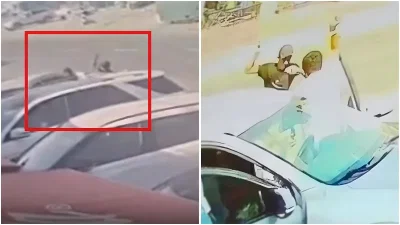 תיעוד הרגעים הראשונים של הפיגוע: המחבל עומד בצד, ממתין ואז שולף סכין ודוקר חרדי | צפו