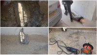 ערבים מכפר עקב ניסו לחצוב מעבר בחומת ההפרדה בעוטף ירושלים - ונתפסו בזמן