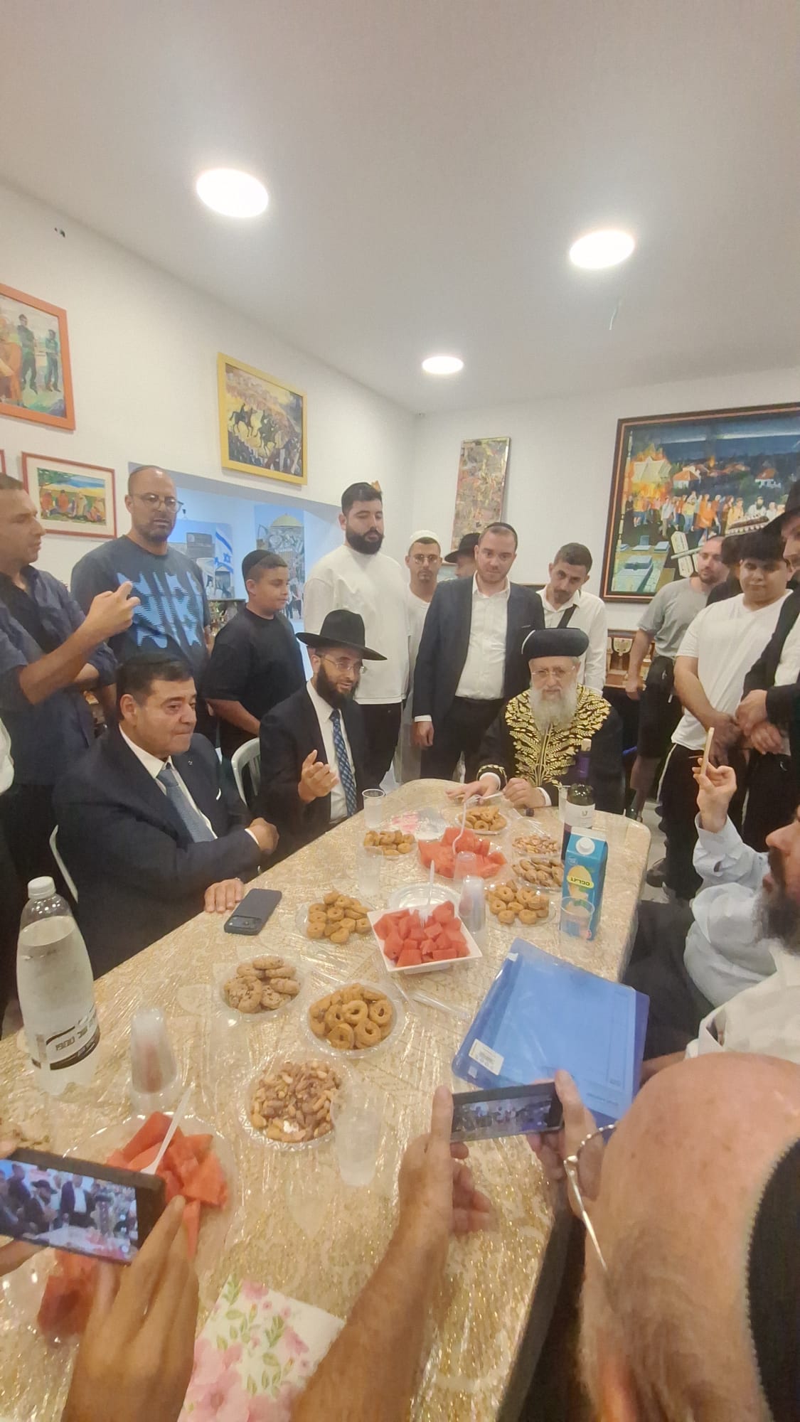 הראשון לציון הגאון רבי דוד יוסף במוזיאון גוש קטיף