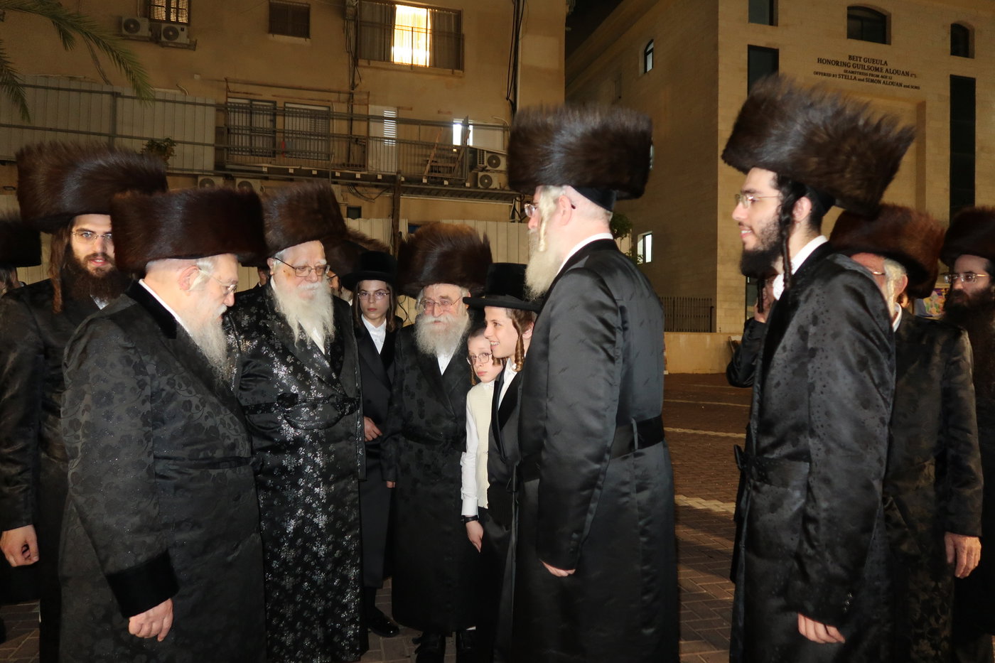 האדמו"ר משאץ ויז'ניץ בבני ברק