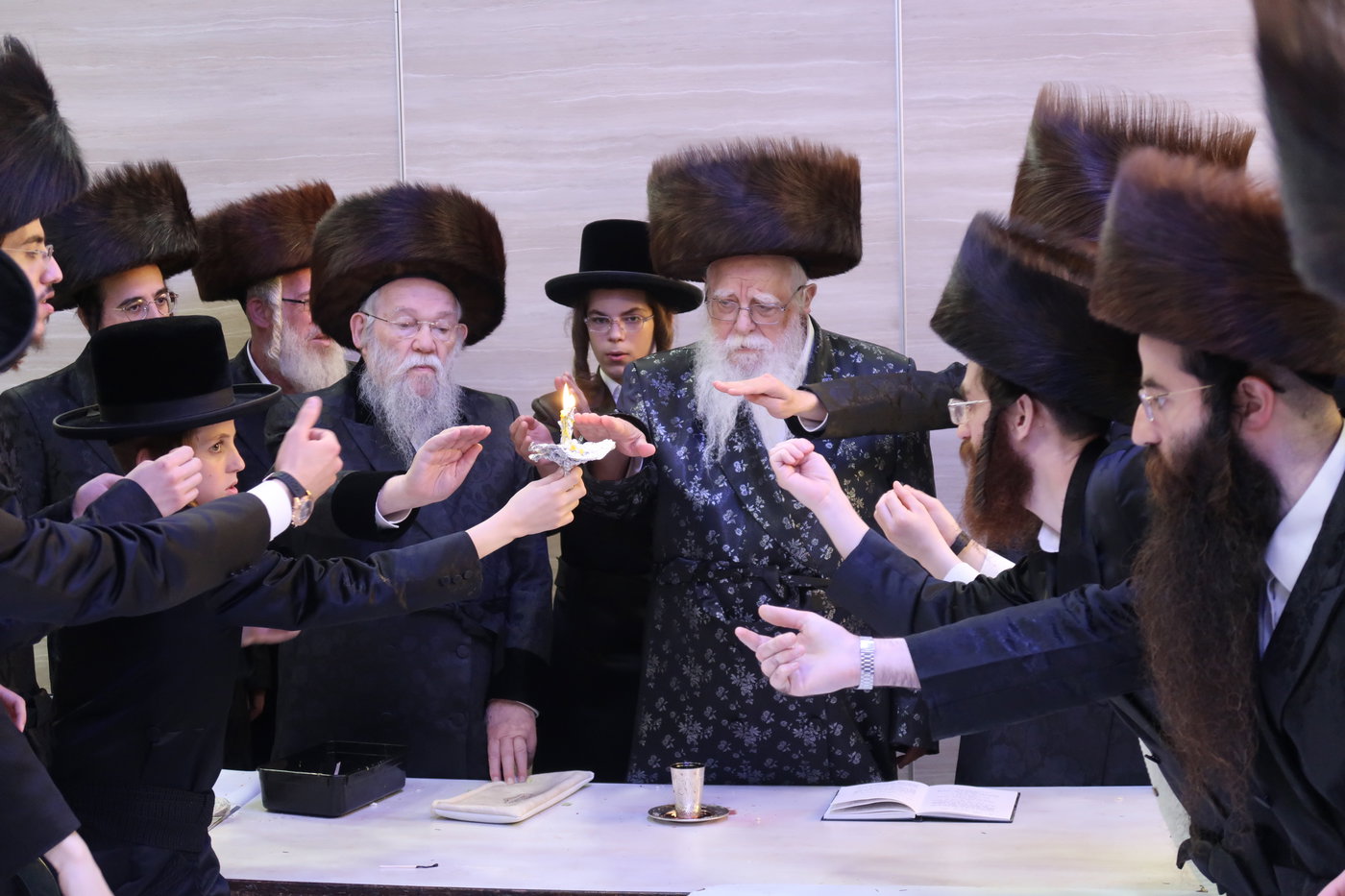 האדמו"ר משאץ ויז'ניץ בבני ברק