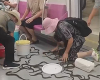נוסעים סמויים? עשרות יצורים חלקלקים גרמו לבהלה ברכבת