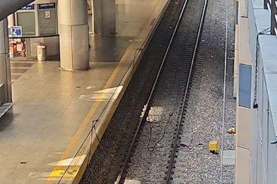 פיצוצים ופאניקה בתחנת הרכבת בנתב"ג; פינו את הנוסעים מהרציף לנמל