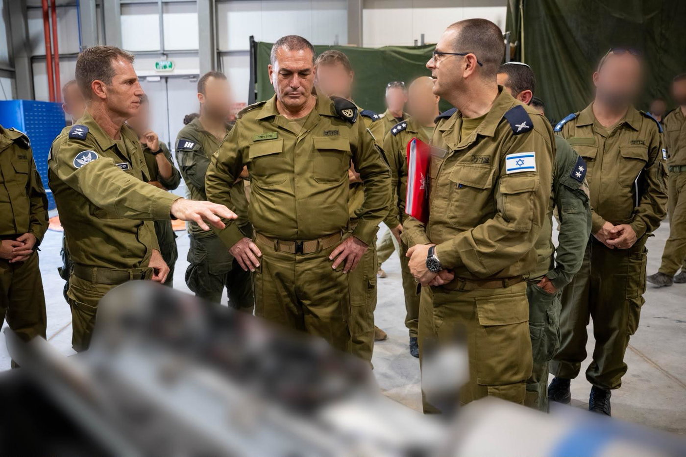 הרמטכ"ל, רב-אלוף אייל זמיר, בבסיס פלמחים