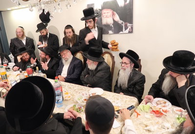 התוועדות חודש אלול בקרית הרצוג