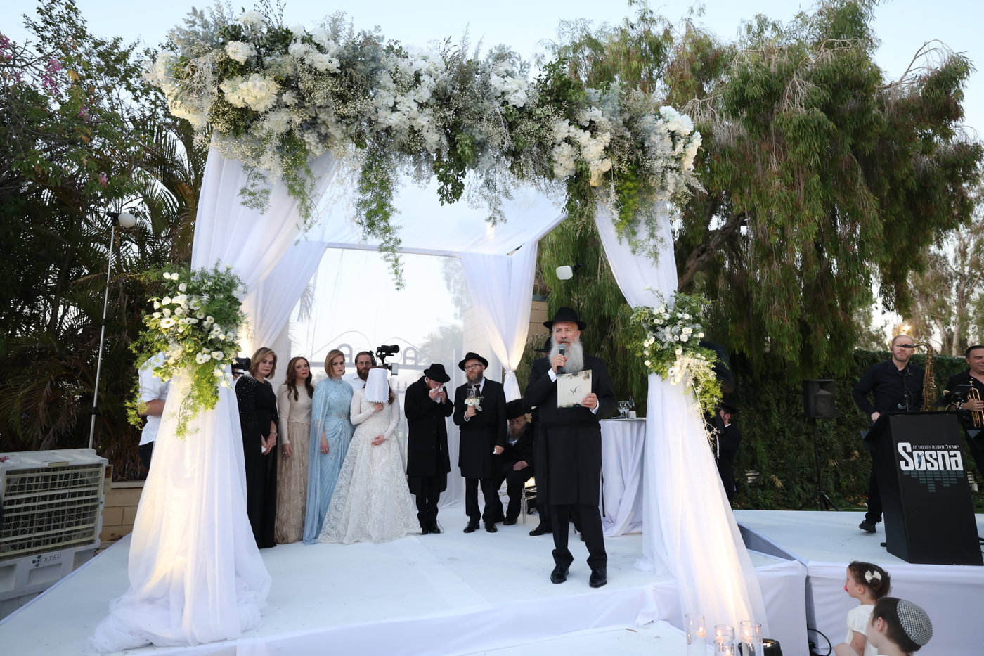 חתונת בתו של שליח חב"ד בסביון הרב שמואל ביסטריצקי