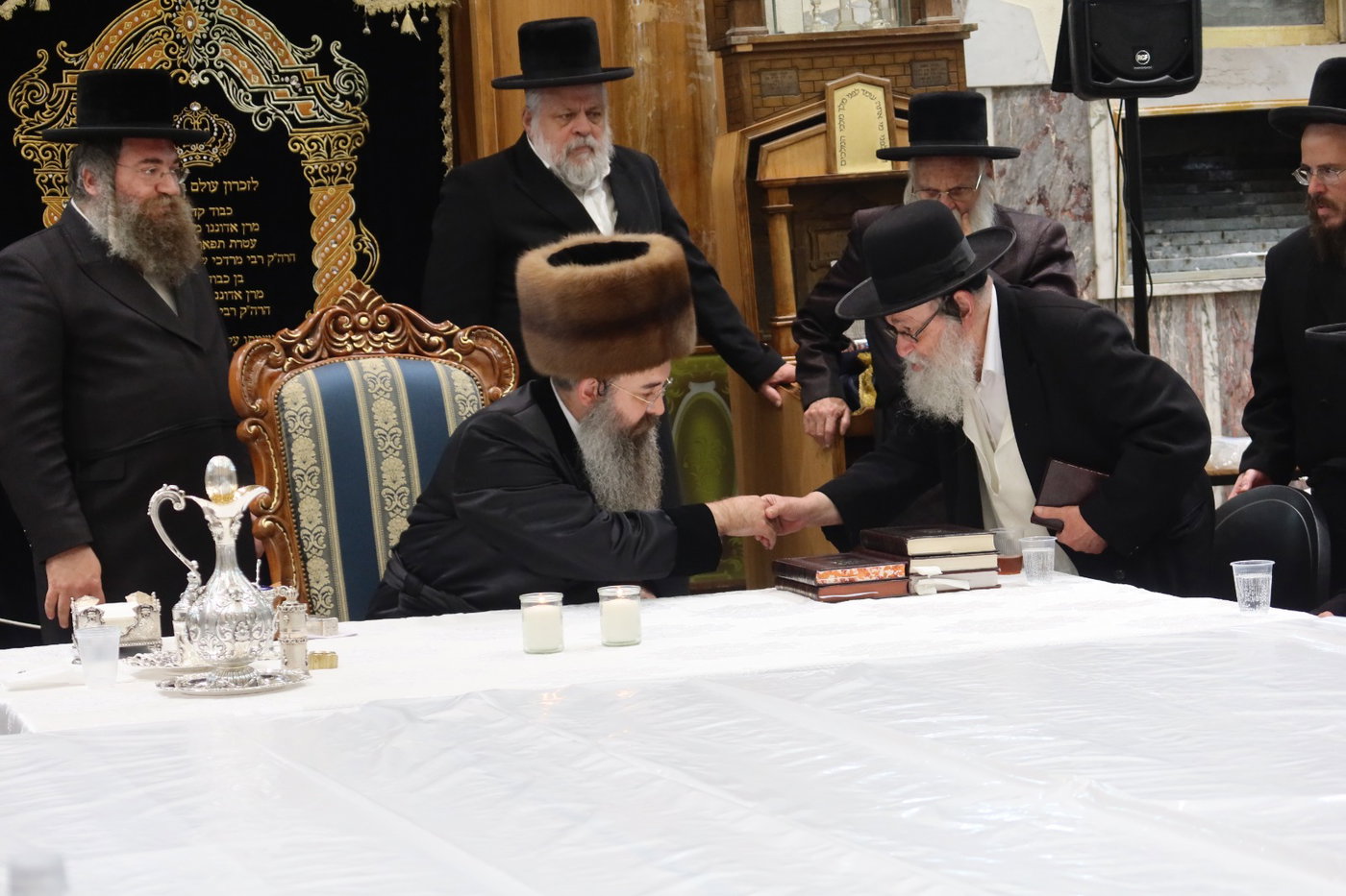 טיש הילולה של הרבי מסאדיגורה
