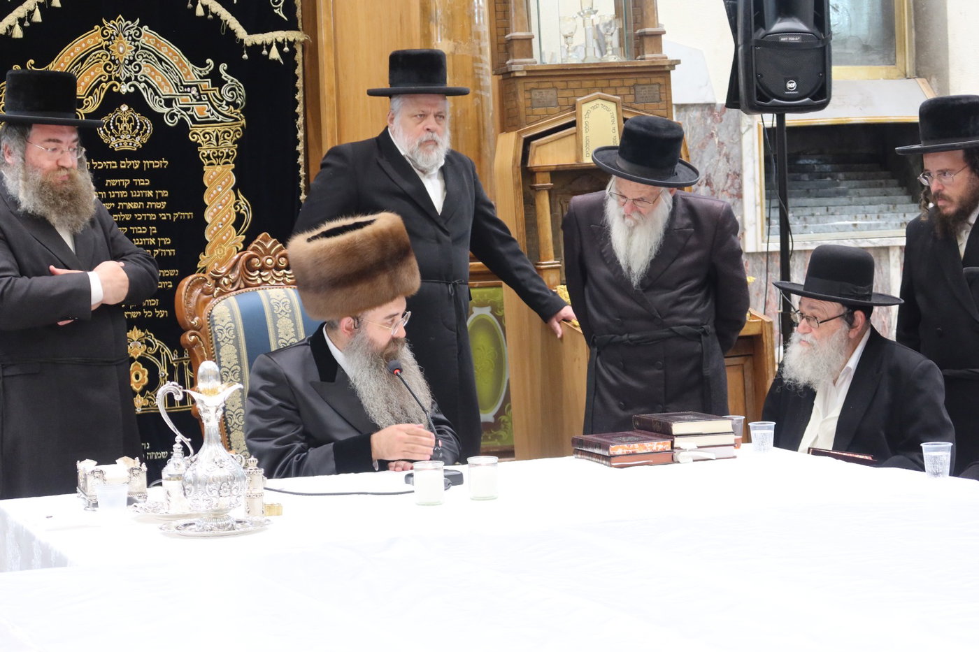 טיש הילולה של הרבי מסאדיגורה