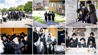 האדמו"ר מבאבוב ביום היא"צ של אמו הרבנית ע"ה