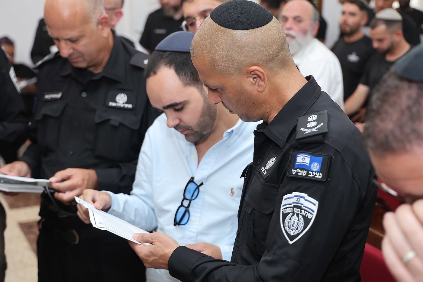 כנס הסליחות במכללה למקצועות הכליאה עם הרב יגאל כהן