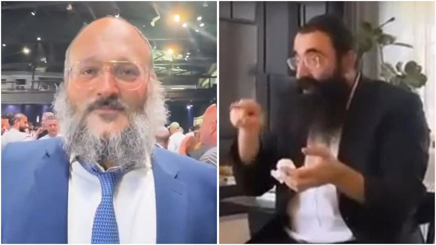 הרב מענדי גורביץ והרב לוי יצחק חזן