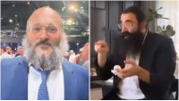 הרב מענדי גורביץ והרב לוי יצחק חזן